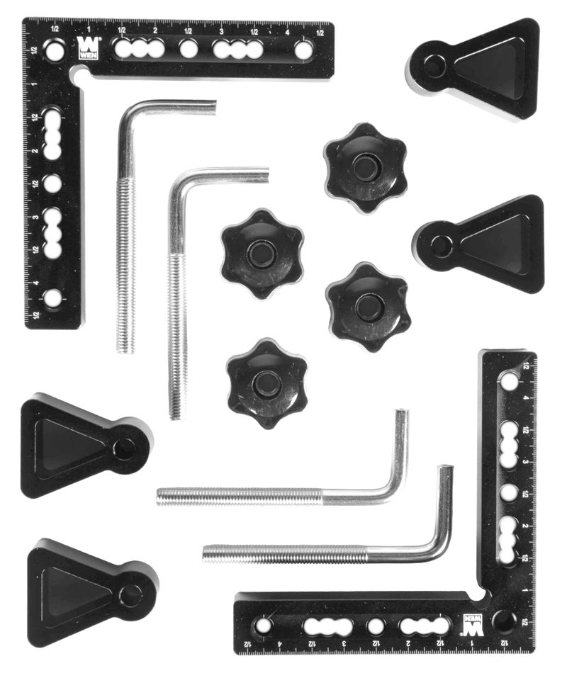 WEN 4.5-Inch 90-Degree Precision Positioning Squares and Setup Blocks with Laser-Etched Scales (ME900L) - Image 5